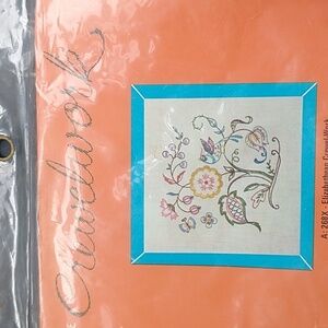 Vintage Elizabethan Jacobean Crewel-Work Craft Beginners Kit